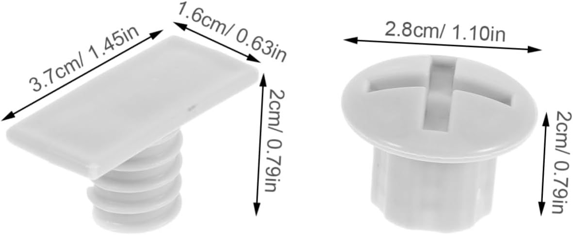 Levemolo Kids Slide Fixing Screw Caps Replacement Plastic Cover Accessories for Playground Equipment Weather Resistant Secure Fit 4 Pack 1.10X1.10X0.78In
