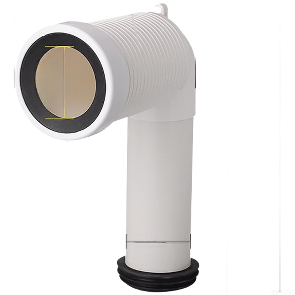 Wand-zu-Boden-Ablaufadapter, PP, 90–105 mm Rohr (M1608) | PP-Material, Konstruktion, passend für 90–105 mm Rohre, Wand-zu-Boden-Konvertierung, dauerhafte Nutzung