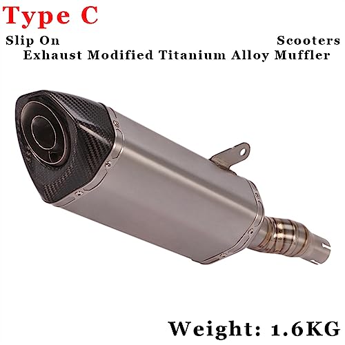 Slip On para SYM Cruisym 300 escape de titanio 2018-2020 2