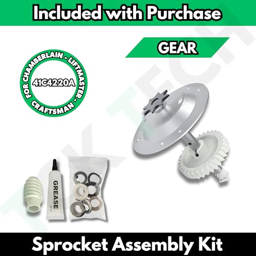 Image of Replacement for Liftmaster 41c4220a Gear and Sprocket Kit fits Chamberlain, Sears, Craftsman 1 /3 and 1 /2 HP Chain Drive Models