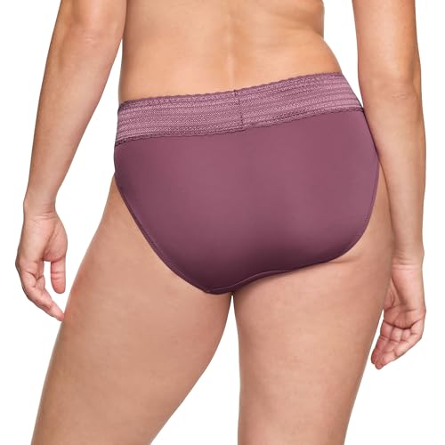 Image of Warner's Women's No Pinching, No Problem Dig-free Comfort Wait With Lace Microfiber Hipster 5609j