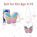 PinkSheep Toddler Purse for Girls Gifts Mini Purse Kids Shoulder Bag Crossbody Wallet 3-6Year Little Girl Gift Fashion (Butterfly)