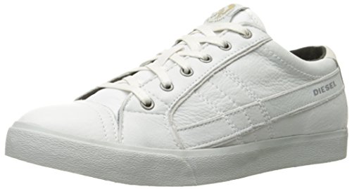 DIESEL Homme D-Velows D-String Low Chaussures, Blanc, 40 EU