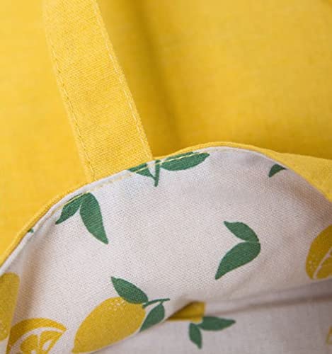 Double-Sided-Canvas-Tote-Bags-Reusable-Grocery-Shopping-Bags-for-Women-Girls-and-Kids-Pack-of-3-OrangeYellow-Green