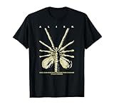 Alien 45th Anniversary Facehugger 1979 Movie Poster Space Maglietta