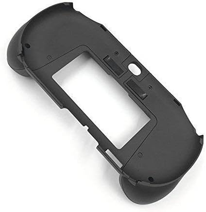 New Matte Non-Slip Hand Grip Handle Joypad Stand Case Holder with L2 R2 Trigger Button for PSV 2000 PS VITA 2000 Game Console-Black.