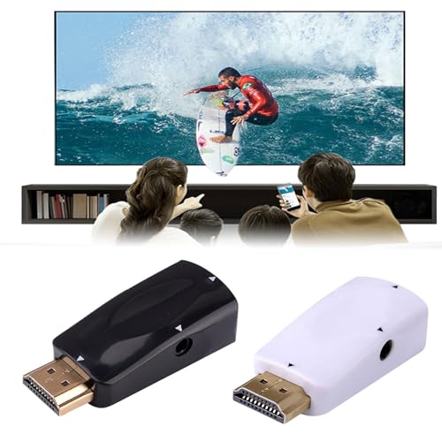Generic TV Streaming Device, Wireless Display Adapter, 1080p TV Box, Mobile Screen Mirroring Receiver (Black/White)