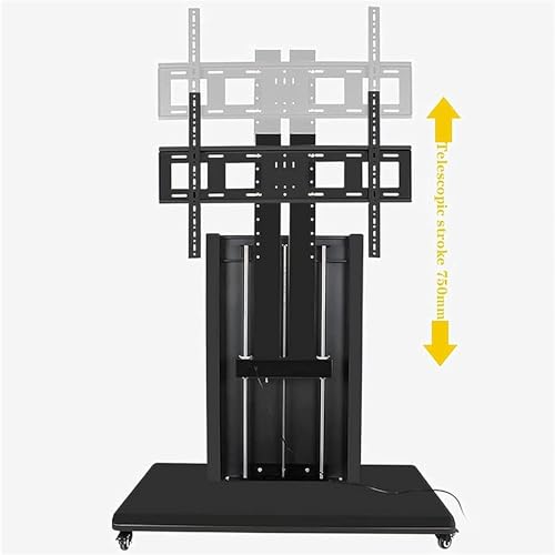 Soporte móvil para TV con control inteligente y columnas dobles miniatura 3