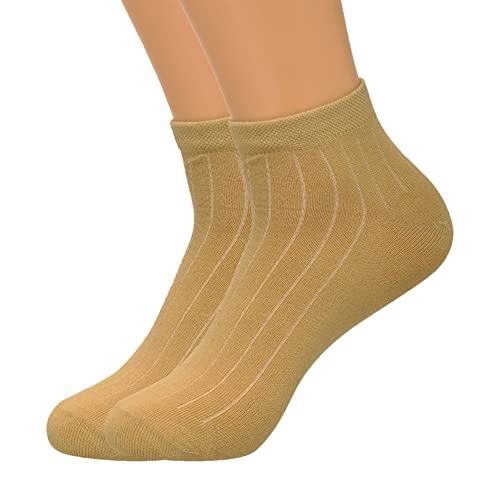 Ghan Sals Men's Cotton Ankle Length Socks, Free Size, Pack of 1