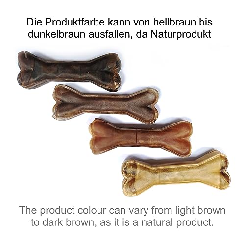 DOGBOSS 100% Natur Kauknochen 100% Pferdehaut (5er 100% Pferdehaut in 12 cm)