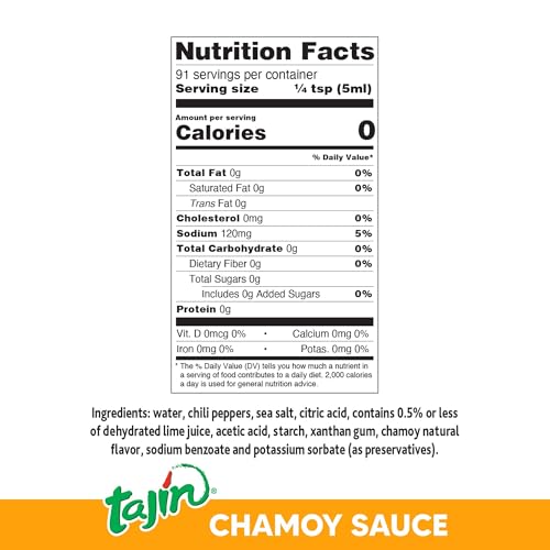 Tajin Fruity Chamoy Hot Sauce 15.38 oz (Pack of 2)