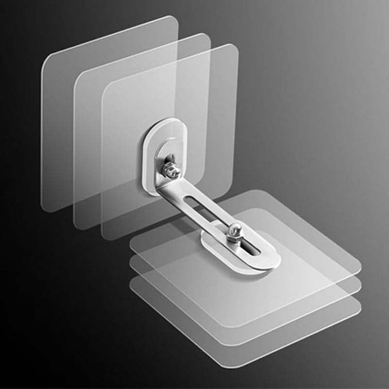 ePhase 4 SET Deprem Güvenliği Kendinden Yapışkanlı Mobilya Eşya Dolap Sabitleme Aparatı