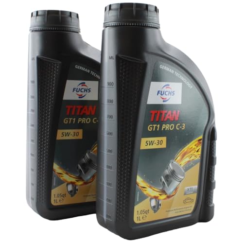 Fuchs 2 Litros Aceite Motor TITAN GT1 PRO C-3 SAE 5W-30 miniatura 1