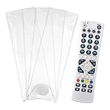 QUARKZMAN 4Pcs Custodia Telecomando Copertura Protettiva (18cm x 6cm) Trasparente Impermeabile Guscio Protettivo Borsa Universale Custodia Protettiva Telecomando per Condizionatore