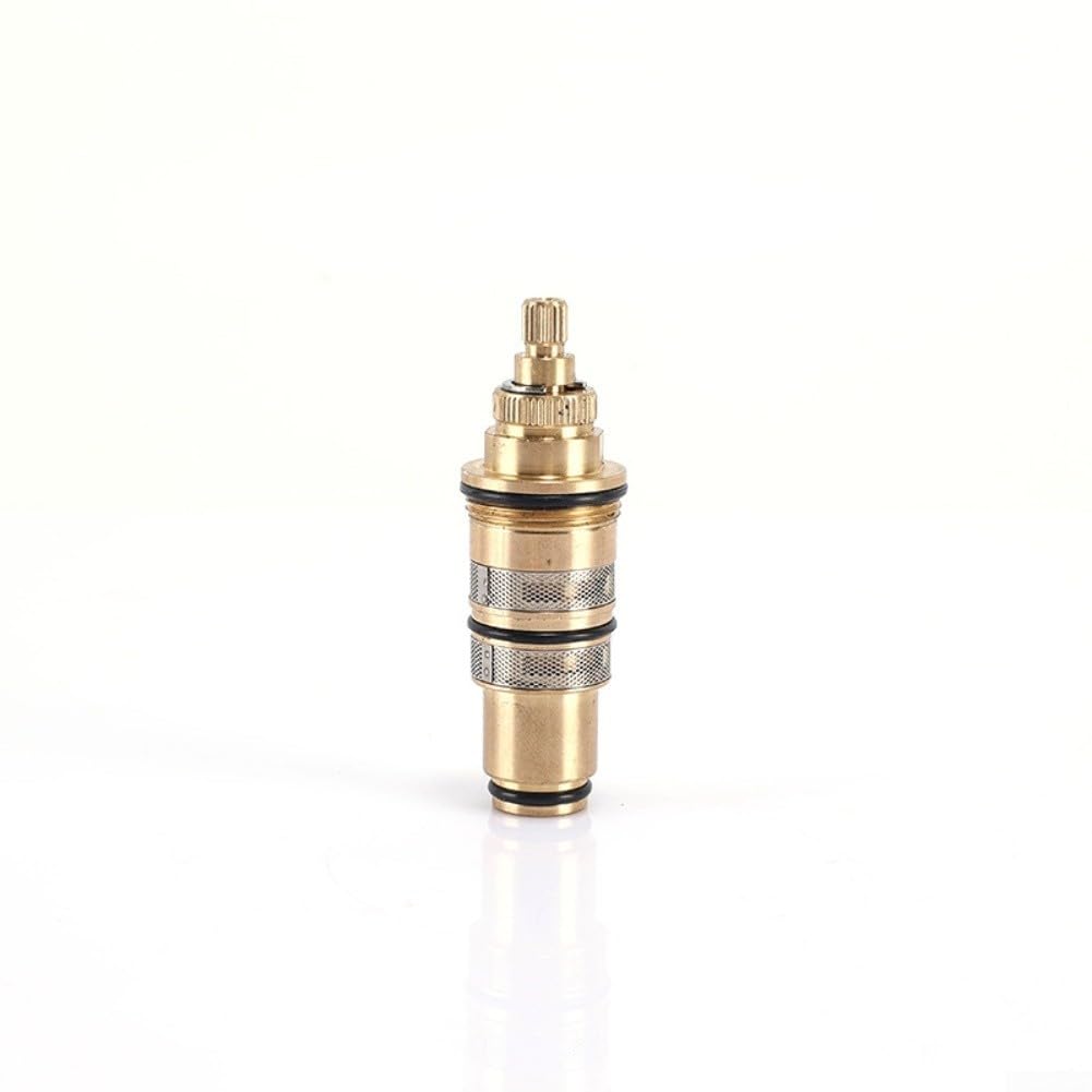 ZQFHSX All-Copper Intelligent Constant Temperature Valve Core for Hot and Cold Water | Solid Brass Faucet Cartridge with Explosion-Proof Leak-Resistant Design For(H10)