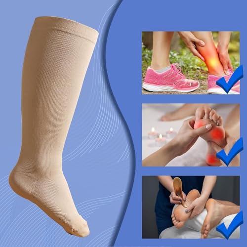 Eversock Compression Socks, Wide Compression Socks Socks for Women Everyday Circulation, Plus Size4