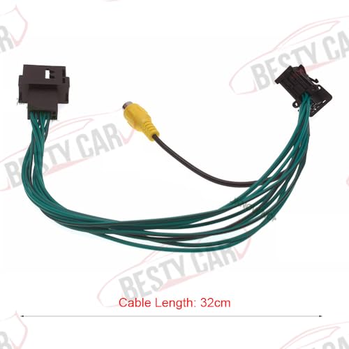 Image of Car Reversing Reverse Backup Camera Video Input Adapter Cable Wire Connector for Ford SYNC 1 fits for Ford Focus Fusion Kuga Ranger Transit Fiesta C-MAX with 4.2″ Screen