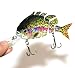 Discover Fish® 1pcs 2 Inch New Micro Small Multi Jointed Jointed Fishing Life-like Hard Lure Bass Bait Swimbait Minnow Crank Shad Herring Bass Pike Muskie