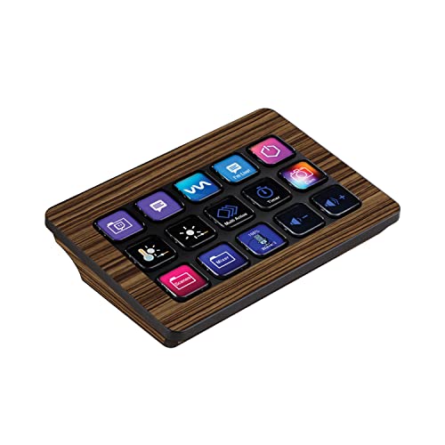 MightySkins Skin Compatible with Elgato Stream Deck MK.2 - Dark Zebra Wood | Protective, Durable, and Unique Vinyl Decal wrap Cover | Easy to Apply, Remove and Change Style | Made in The USA