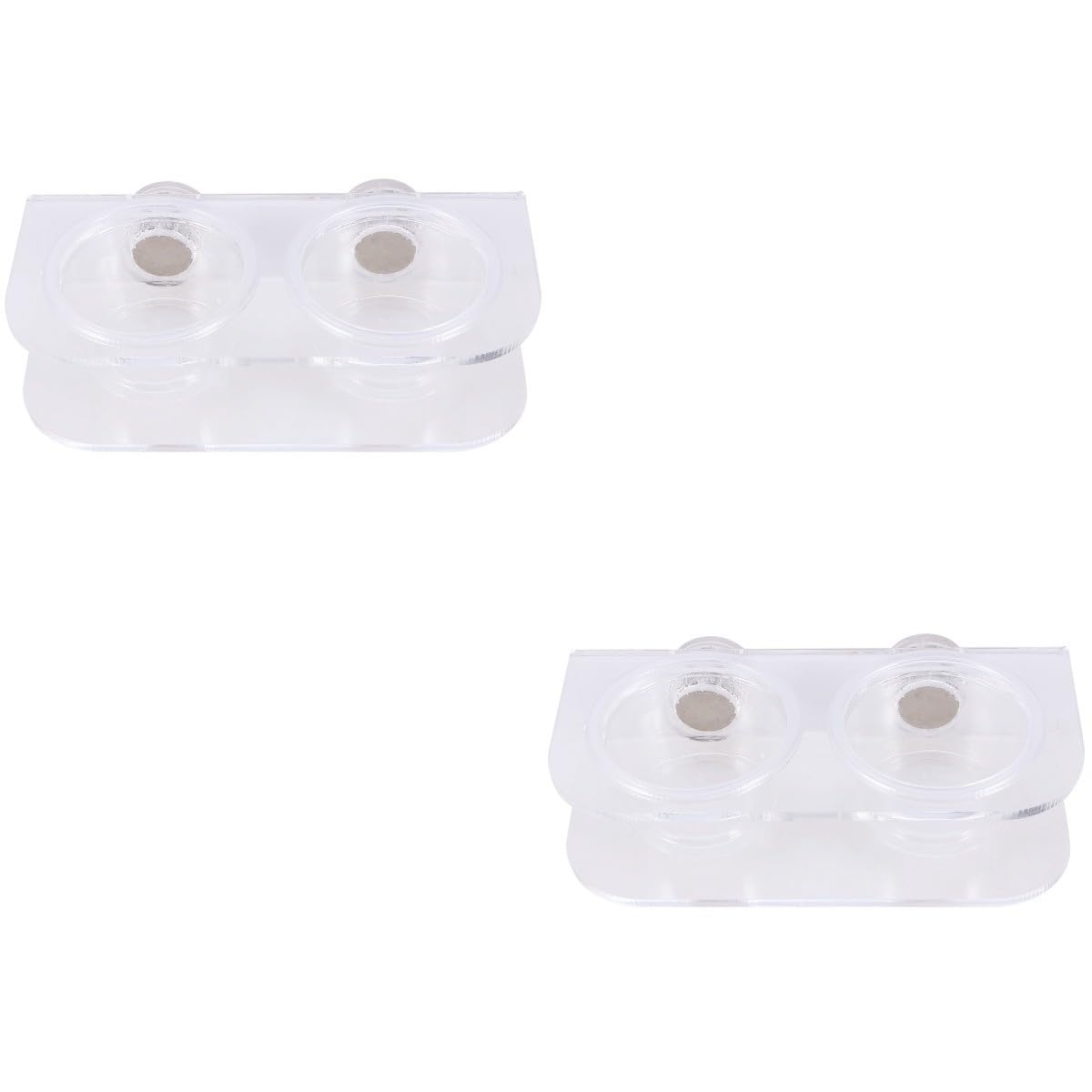 2pezzi Ciotola per Rettili con Design Magnetico da Ciotole Regolabili per Tartarughe Lucertole e Altri Piccoli Animali Facile da Pulire e Installare Alimentazione e Idratazione
