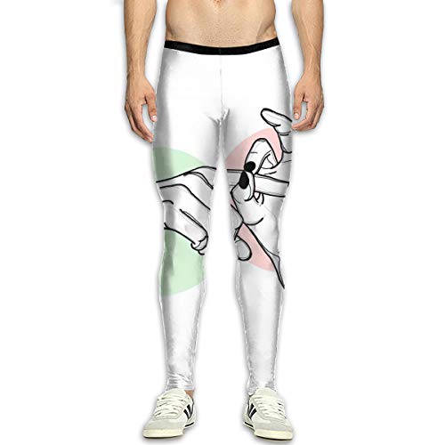 FIRS - Mallas deportivas para hombre, diseño de gesto sexual Negro blanco XL