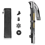 ♥【Variedad de Accesorios】 DASIAUTOEM Bastones de trekking, que te permiten estar siempre bien preparado, ya sea que vayas a una aventura de trekking, mochilero, escalada o acampada, sea cual sea el terreno que vayas a explorar, siéntete libre de cambiar de accesorios.