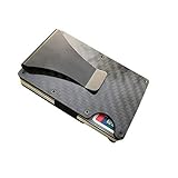 Das Carbon Design und die hochwertige Verarbeitung verleihen dem Kartenhalter eine außergewöhnliche Eleganz.