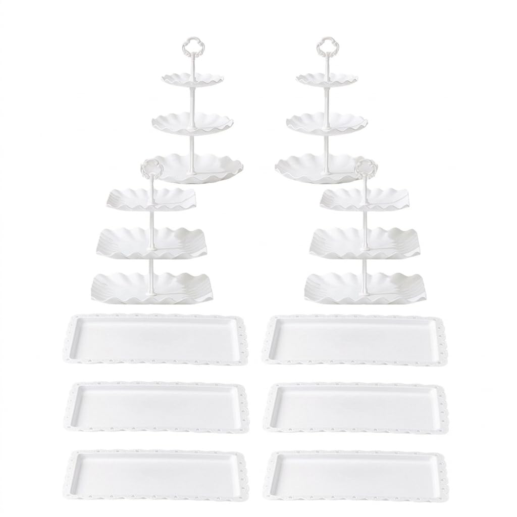 Plateau de collation multi niveaux perfk porte-snack pour fêtes