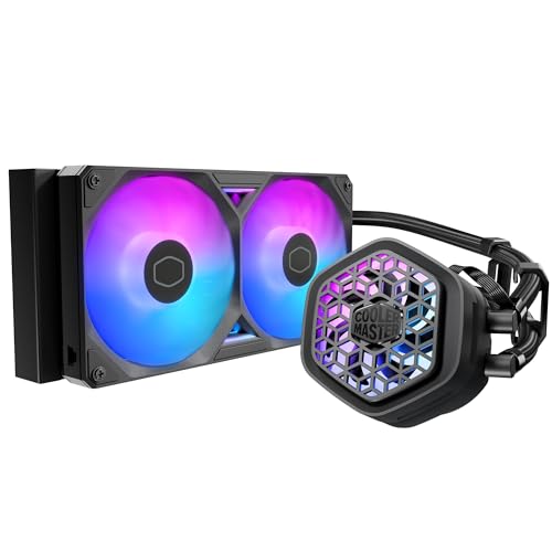 Cooler Master ML 240 Atmos II VRM Fan ARGB 簡易水冷CPUクーラー ブラック MLX-D24M-A25SZ-V1 FN2549