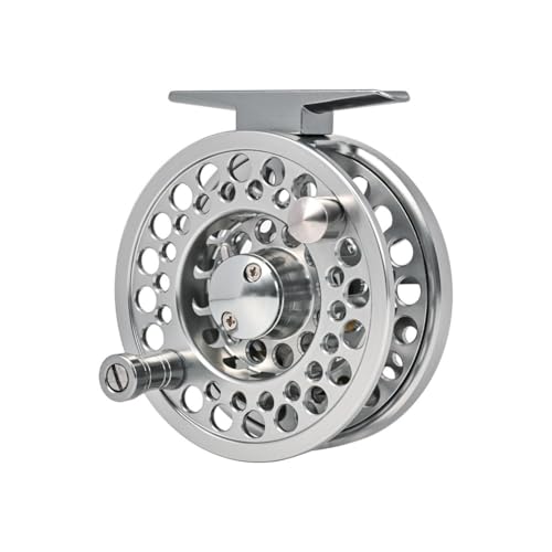 Art Aluminum Alloy for CNC Large Arbor Fly Fishing Reel with Sound Device, for Ultra-Lightweight Aerospace Aluminum Construction, Right-Hand Retrieve, 64–94mm O（【/2】）