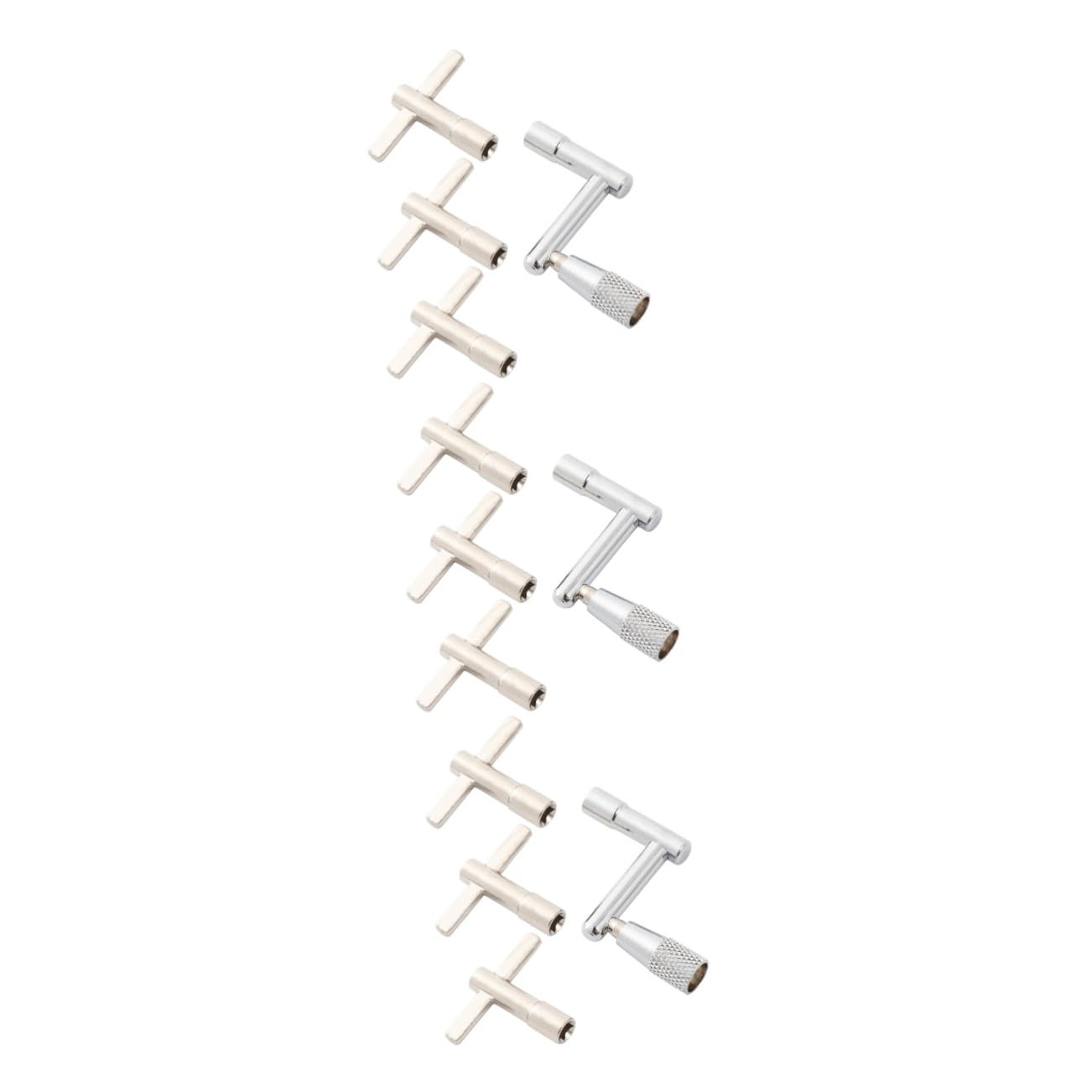 HEMOTON Chiave Per Batteria A Caricamento Rapido Da 12 Pezzi Chiave Per Chiave Per Batteria Accordatore Universale Per Chiave Per Batteria Chiave Per Batteria A Movimento Continuo Kit Per