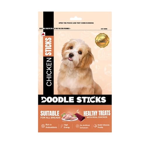 Image of Doodle Sticks Suitable for All Breads Healthy Treats with Real Chicken (Chicken Sticks)
