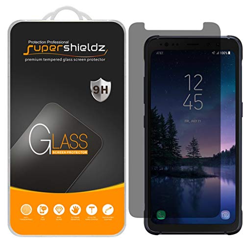 Supershieldz (2 Pack) Designed for Samsung (Galaxy S8 Active) (Not Fit for Galaxy S8 Model) (Privacy) Anti Spy Tempered Glass Screen Protector, 0.33mm, Anti Scratch, Bubble Free
