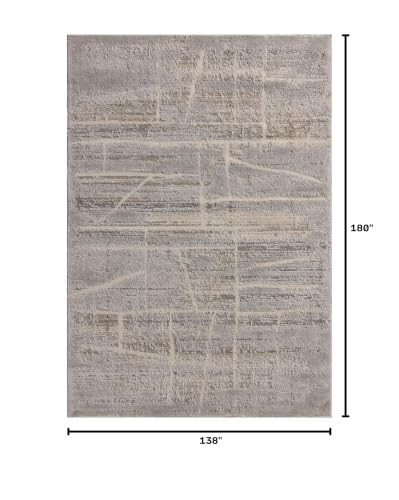 Image of Loloi Amber Lewis Monty Collection MOT-07 Natural /Mist 11'-6 inch x 15', .50 inch Pile Height, Area Rug