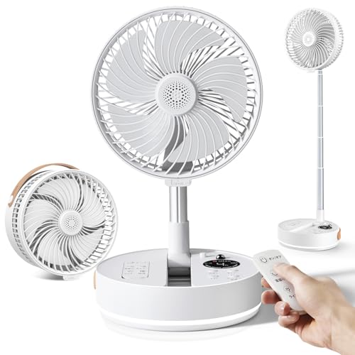 【10800mAh大容量・最長35時間連続使用】扇風機 折りたたみ...