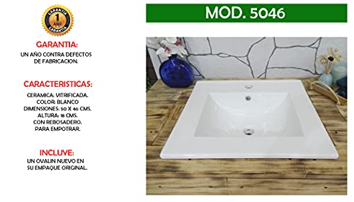 Lista de Lavabos encastrados , tabla con los diez mejores. 8 Imagen adicional