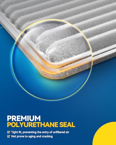 Image of PHILTOP CA10190 Engine Air Filter for Toyota Corolla, Yaris, Scion xD | for Toyota Corolla 2009-2019, Yaris 2006-2018, Matrix 2009-2014, Corolla iM 2017-2018, Scion xD 2008-2014, iM 2016, Pontiac