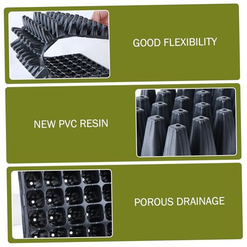 Plateau de semis extra profond à 50 cellules pour germination en serre 20pcs