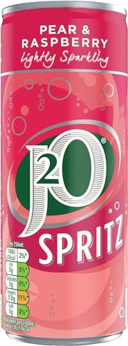 J2O Spritz Sparkling Juice, Pear and Raspberry, 250ml Cans (Pack of 4) - Image 3