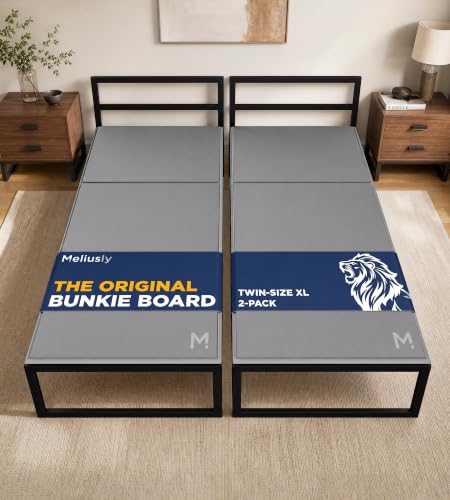 Meliusly Original Bunkie Board Twin XL 2-Pack (38x79) - Under Bed...