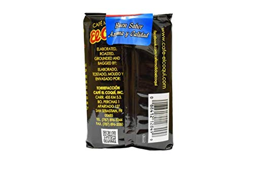 Puerto Rican Coffee - Bolsa de 8 onzas El Coqui Puro Cafe miniatura 4
