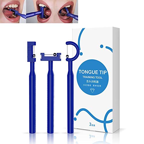 LXT PANDA Oral Sensory Therapy Tool for Speech and Feeding, Portable Oral Lips Muscle Perceiving Training Recovery Trainer, Non-toxic and Safe to Use, 3-piece set.