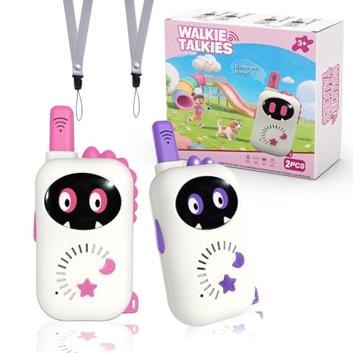 Dinosaur Children's walkie Talkie, a Cartoon mini Designed Exclusive walkie Talkie, Suitable for Boys and Girls for Outdoor Exploration, Camping,...