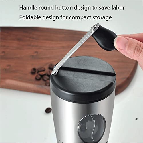 ZHANGCHI12 Máquina de Amoladora de Grano de café Manual Máquina de Molinillo de Acero Inoxidable Máquina de la Mano de… - Imagen 6
