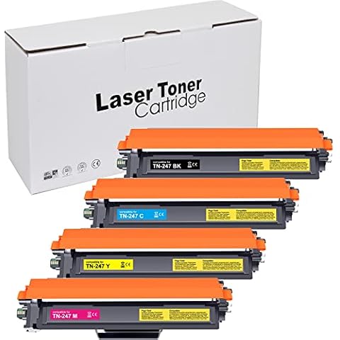 Cool Toner Compatible TN-243CMYK Toner Value Pack for Brother TN247 TN-247 TN243 DCP-L3550CDW DCP-L3510CDW HL-L3210CW MFC-L3770CDW HL-L3230CDW MFC-L3750CDW MFC-L3730CDN (Black Cyan Yellow Magenta) Cover