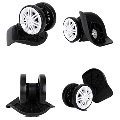 Luggage Suitcase Wheels Swivel Wheel Replacement Travel Suitcase Wheels Plastic Bearings Repair Set for Luggage Kits (W012-YF), Black4