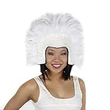 White Carnival Costume Feather Headdress - Halloween Cosplay Party Hair Accessories