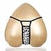 Agoky Womens Print Sexy Mini Thong Underpants Simple Fashion Beach Extreme T Back Thong Panties for Swimwear Leopard A Medium