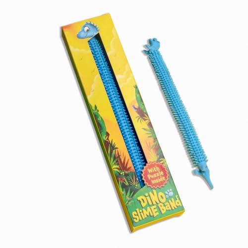 Image of Phool Blue Dino Stretchable Band Rakhi for Kids with Dinosaur Puzzle | Fun Dinosaur Rakhi for Boys | Stretchable Kids band| Raksha Bandhan Gift for Brother