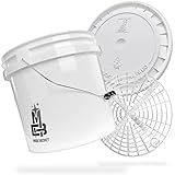 ✨ Universellement combinable – Seau compatible avec Grit Guard : washboard, washboard, washer, dolly cast chariot | The Detail Guardz Dirt Lock, Scrub Wall, Scrub and Pump Attachment | Dirt Trap Insert | Détailing Outlaws Buckanizer